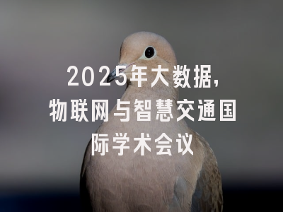 2025年大数据，物联网与智慧交通国际学术会议