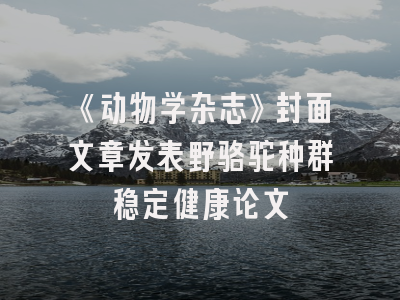 《动物学杂志》封面文章发表野骆驼种群稳定健康论文