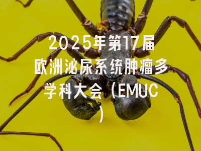 2025年第17届欧洲泌尿系统肿瘤多学科大会（EMUC）