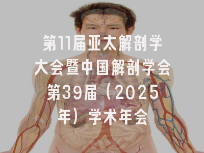 第11届亚太解剖学大会暨中国解剖学会第39届（2025年）学术年会