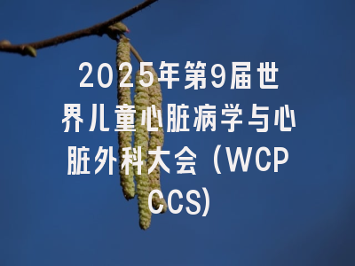 2025年第9届世界儿童心脏病学与心脏外科大会(WCPCCS)