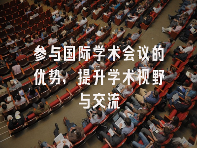 参与国际学术会议的优势，提升学术视野与交流