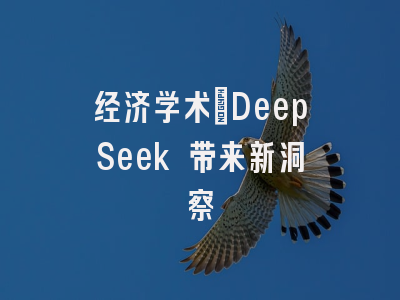 经济学术：DeepSeek 带来新洞察