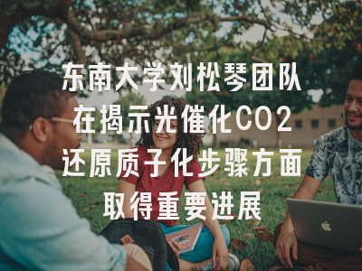 东南大学刘松琴团队在揭示光催化CO2还原质子化步骤方面取得重要进展