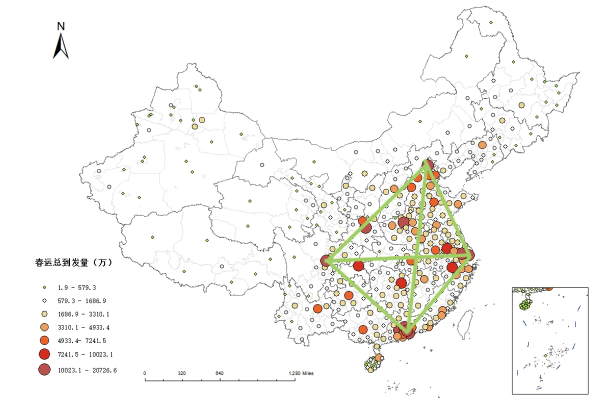 北京大学城规学院助力春运分析：2025年春运期间人群活动强度与城乡融合趋势预测