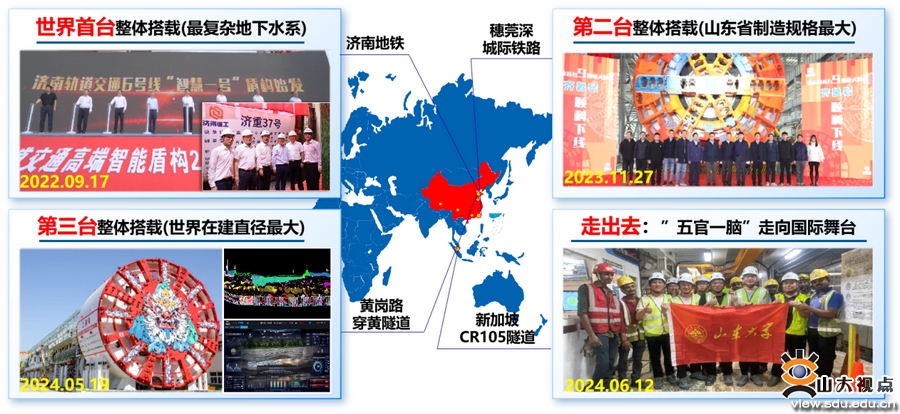 山东大学山东大学“五官一脑”智能盾构系列化搭载装备入选2024世界智能制造十大科技进展