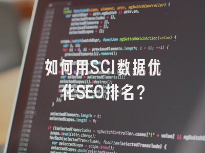 如何用SCI数据优化SEO排名？