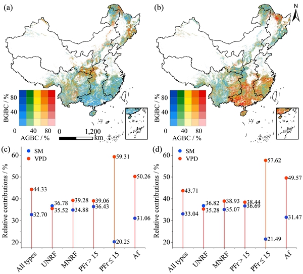 西北农林科技大学 水保学院高照良研究员团队在气候变化背景下森林碳循环机制研究中取得新进展