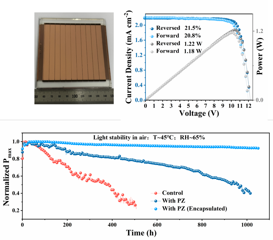 电子科技大学光电学院李世彬教授团队在《自然·通讯》报道钙钛矿光伏模组重要成果