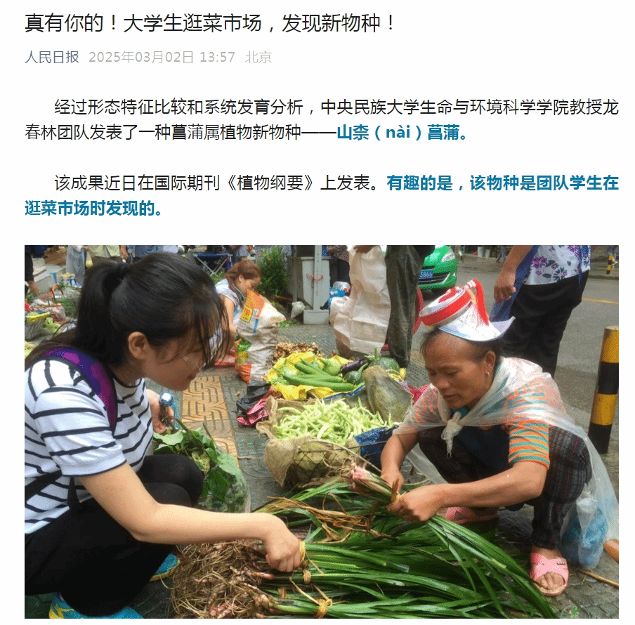 中央民族大学团队发现新物种
