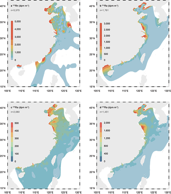 中国海洋大学在同位素示踪我国近海海底地下水排放研究领域取得新进展
