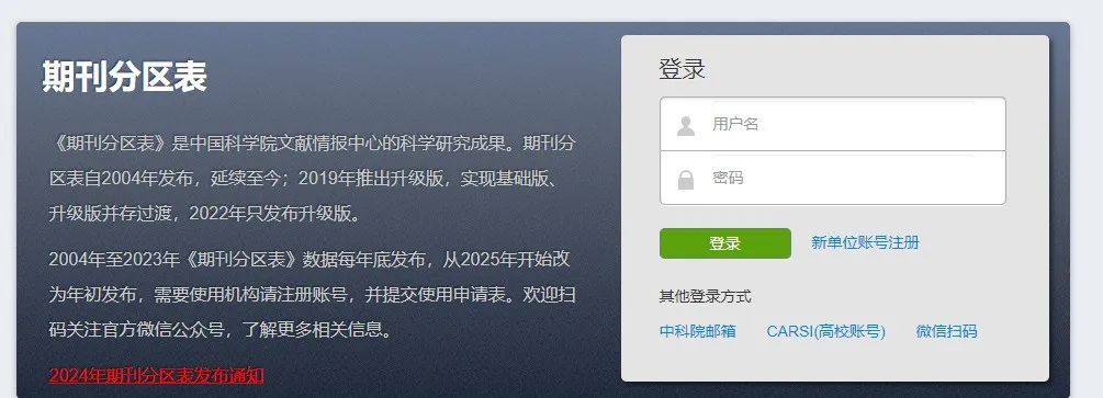 2025中科院分区发布!