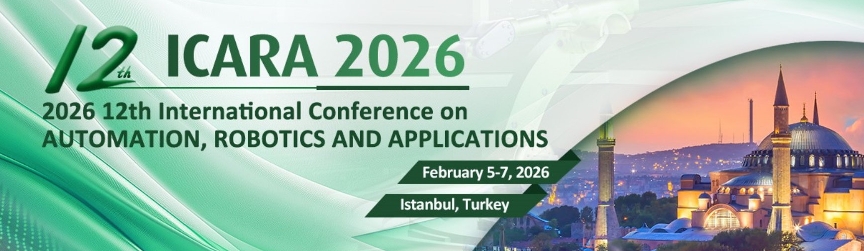 2026年第十二届自动化、机器人与应用国际会议 (ICARA 2026)