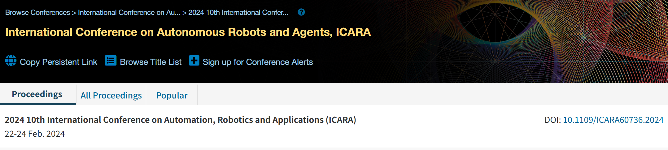 2026年第十二届自动化、机器人与应用国际会议 (ICARA 2026)