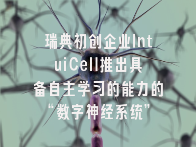 瑞典初创企业IntuiCell推出具备自主学习的能力的“数字神经系统”