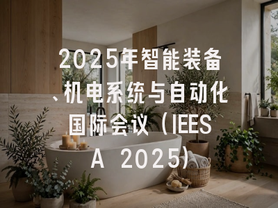 2025年智能装备、机电系统与自动化国际会议（IEESA 2025）