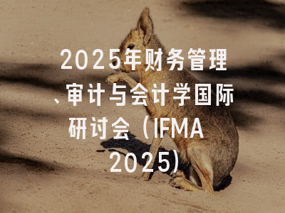 2025年财务管理、审计与会计学国际研讨会（IFMA 2025）