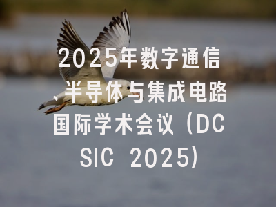 2025年数字通信、半导体与集成电路国际学术会议（DCSIC 2025）