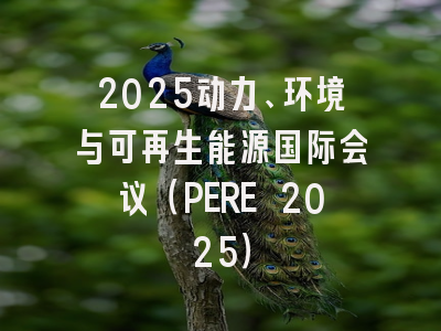 2025动力、环境与可再生能源国际会议（PERE 2025）
