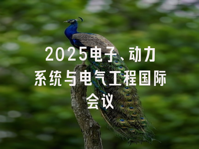 2025电子、动力系统与电气工程国际会议