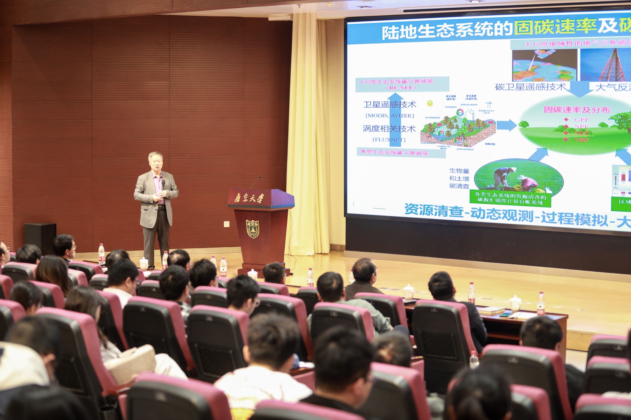 南京大学中国科学院于贵瑞院士应邀来校做精彩学术报告