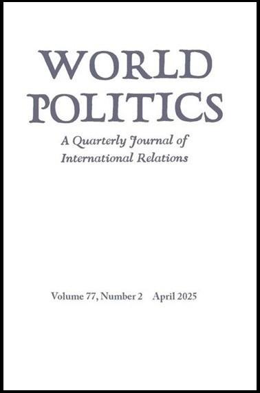 上海交大付舒在World Politics发表文章