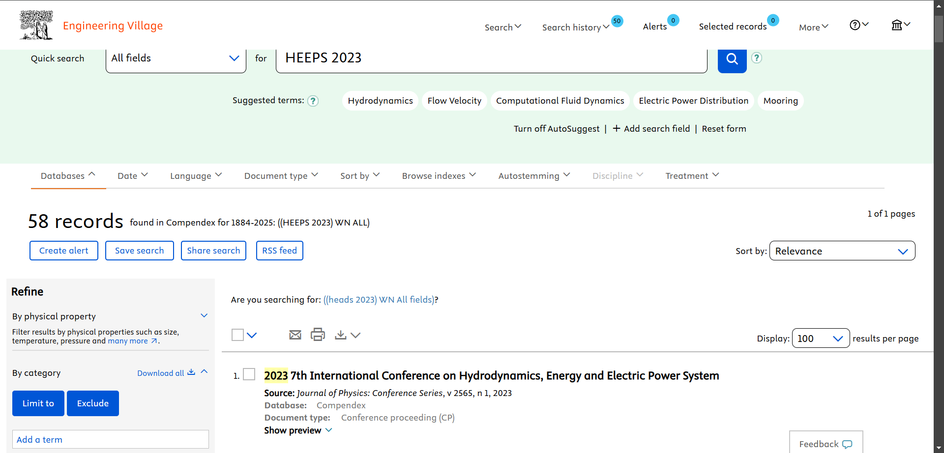 第九届水动力学与能源电力系统国际学术会议（HEEPS 2025）