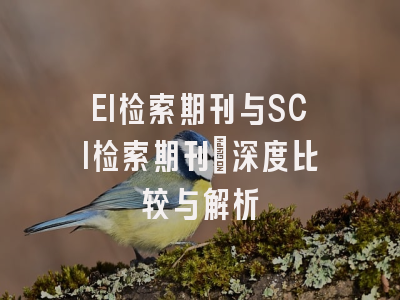EI检索期刊与SCI检索期刊：深度比较与解析