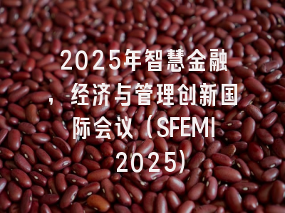 2025年智慧金融，经济与管理创新国际会议（SFEMI 2025）