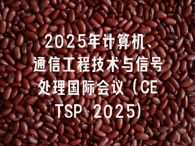 2025年计算机、通信工程技术与信号处理国际会议（CETSP 2025）