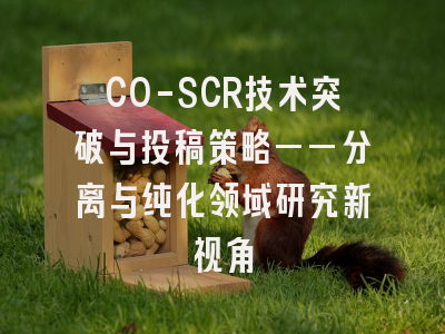 CO-SCR技术突破与投稿策略——分离与纯化领域研究新视角