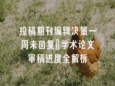 投稿期刊编辑决策一周未回复_学术论文审稿进度全解析