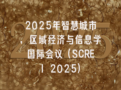 2025年智慧城市，区域经济与信息学国际会议（SCREI 2025）