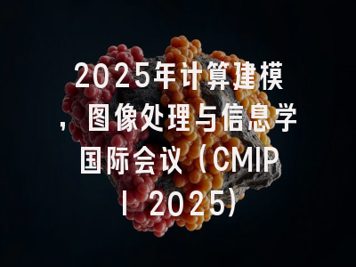 2025年计算建模，图像处理与信息学国际会议（CMIPI 2025）