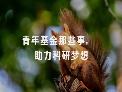 青年基金那些事, 助力科研梦想