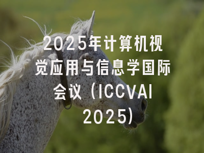 2025年计算机视觉应用与信息学国际会议（ICCVAI 2025）