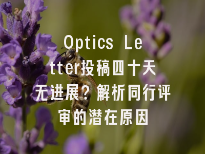 Optics Letter投稿四十天无进展？解析同行评审的潜在原因