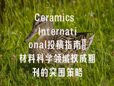 Ceramics International投稿指南_材料科学领域权威期刊的突围策略