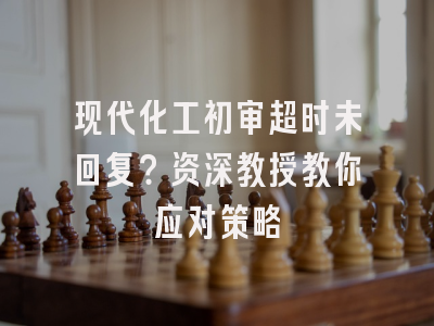 现代化工初审超时未回复？资深教授教你应对策略