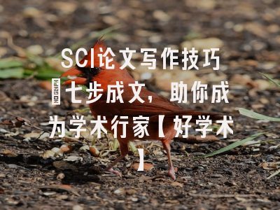 SCI论文写作技巧：七步成文，助你成为学术行家【好学术】