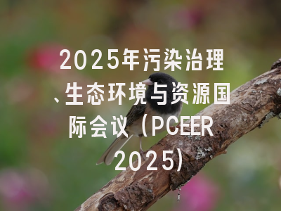 2025年污染治理、生态环境与资源国际会议（PCEER 2025）