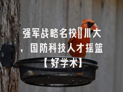 强军战略名校：川大，国防科技人才摇篮【好学术】