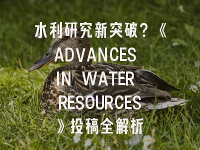 水利研究新突破？《ADVANCES IN WATER RESOURCES》投稿全解析