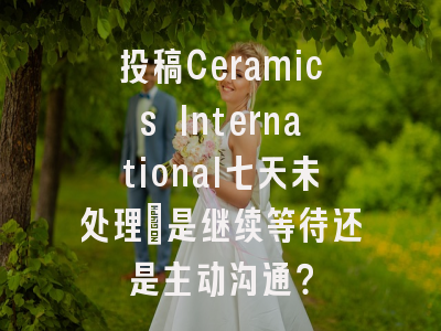 投稿Ceramics International七天未处理_是继续等待还是主动沟通？