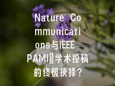 Nature Communications与IEEE PAMI：学术投稿的终极抉择？