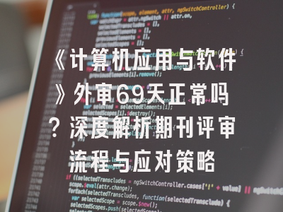 《计算机应用与软件》外审69天正常吗？深度解析期刊评审流程与应对策略
