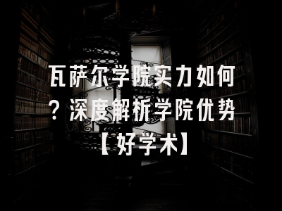 瓦萨尔学院实力如何？深度解析学院优势【好学术】