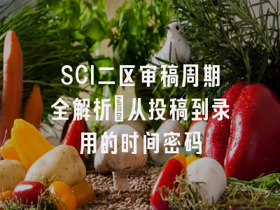 SCI二区审稿周期全解析：从投稿到录用的时间密码