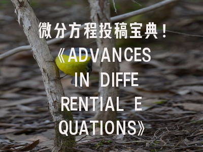 微分方程投稿宝典！《ADVANCES IN DIFFERENTIAL EQUATIONS》实战经验全解析