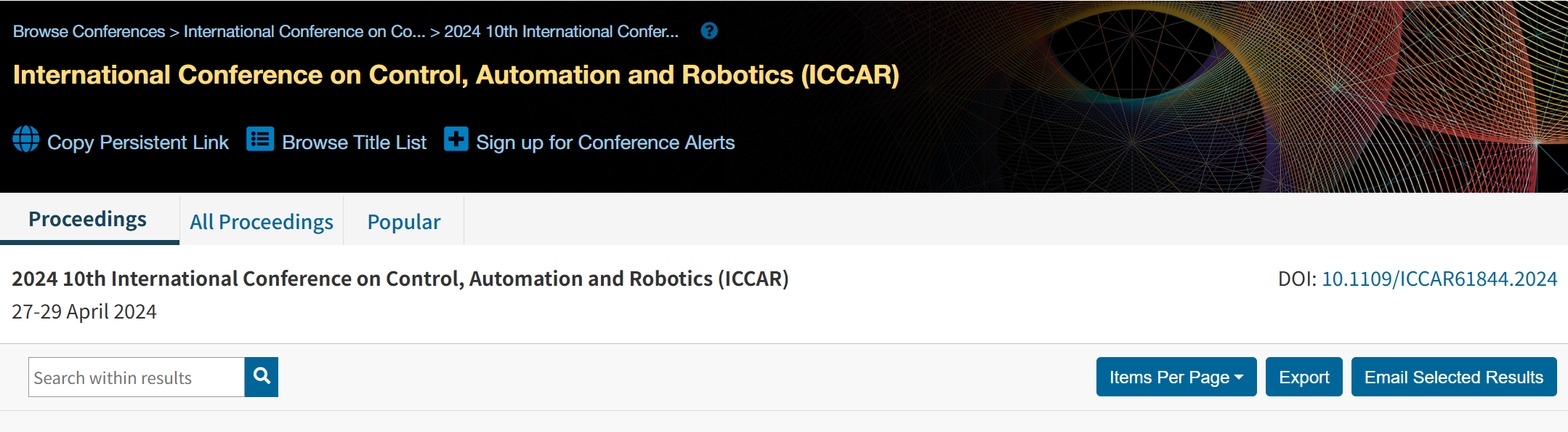 2026年第十二届控制、自动化和机器人国际会议 (ICCAR 2026)